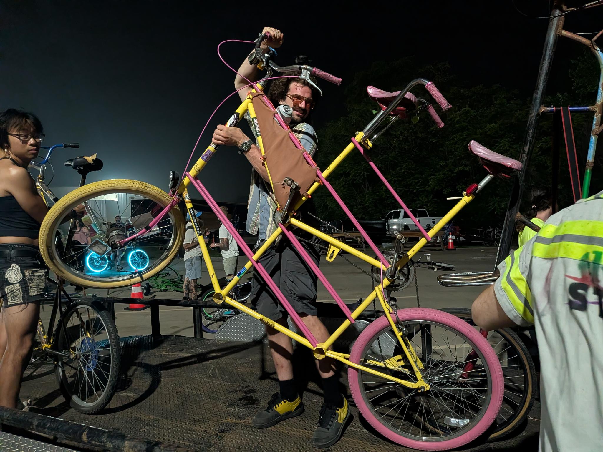 Bike Polo Action Shot